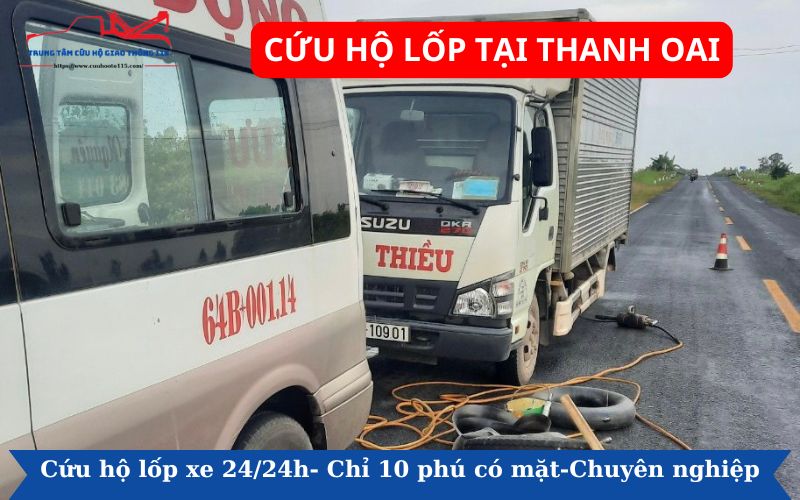 Cứu hộ lốp tại Thanh Oai